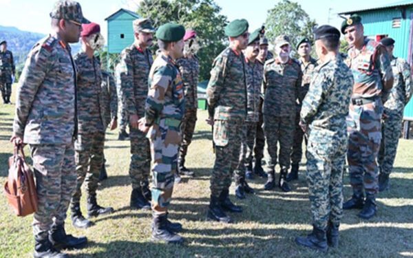 Army Top Brass Visit Tripura, Mizoram Border Areas