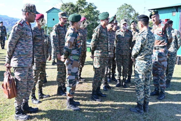 Army Top Brass Visit Tripura, Mizoram Indo-Bangla Border Areas