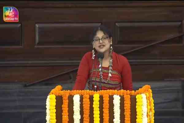 Ananya Delivered Inspiring Speech on Mahamana Malaviya at Sansad Bhavan