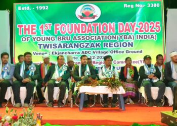 Bru Heritage Preservation in Focus at Twisarangchak YBA Foundation Day