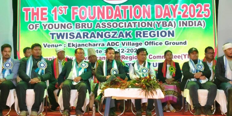 Bru Heritage Preservation in Focus at Twisarangchak YBA Foundation Day