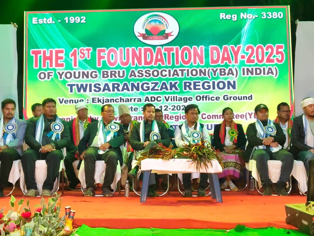 Bru Heritage Preservation in Focus at Twisarangchak YBA Foundation Day