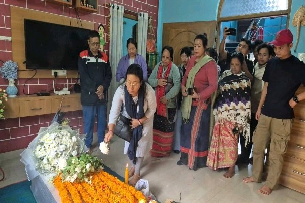 Mortal Remains of Angel Chakma Reach Home