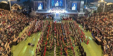 Bonfire Marks End of Nagaland Hornbill Festival 2025