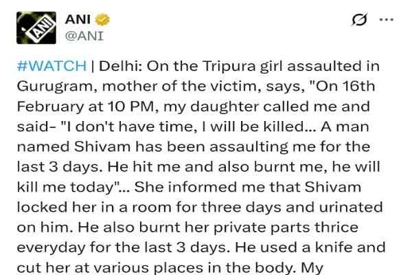 Tripura Student Brutally Assaulted