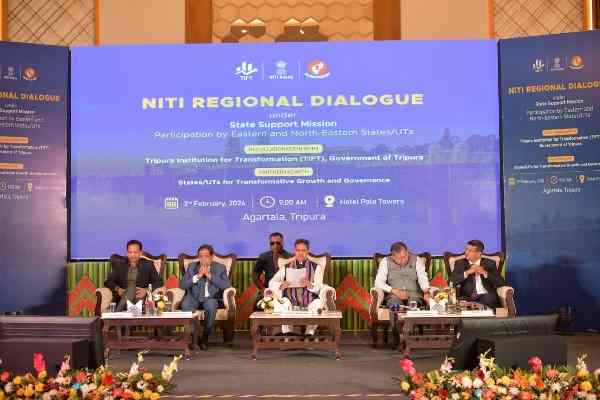 NITI Aayog Regional Dialogue on State Support Mission Held in Agartala