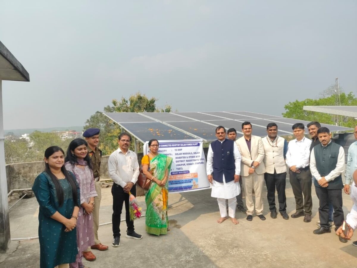 Gomati First in Tripura to Launch Solar Plant at DM Office