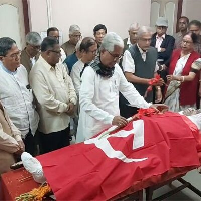 Veteran Trade Unionist and Ex-MLA Madhab Saha No More