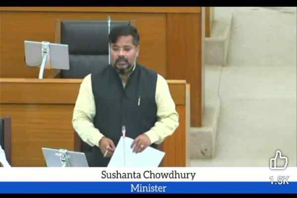 Tripura Food and Civil Supplies Minister Sushanta Chowdhury replying to a question in the Assembly recently regarding fuel status in the State