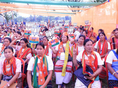 CM Manik Saha Rebrands TMP as ‘Tipra Marpit Party’ During ADC Poll Rally