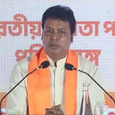 Biplab Targets Trinamool Congress over National Security, Demographics