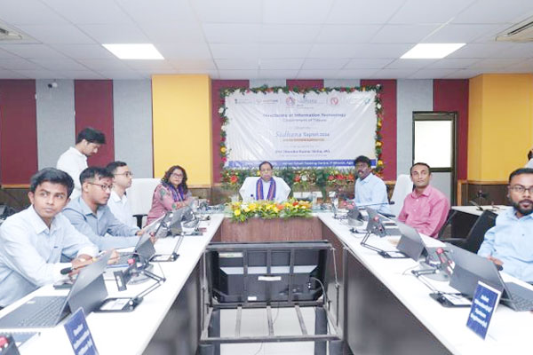 Officials attend Sadhana Saptah 2026 inauguration at Smart Training Centre in Agartala under Mission Karmayogi initiative