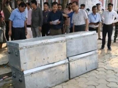 Tight Security Grid in Khowai, Dhalai Ahead of TTAADC Polls; EVM reach Agartala from MP