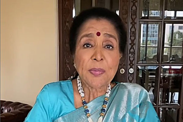 A file photo of legendary Indian playback Padma Vibhusan awardee singer Asha Bhosle