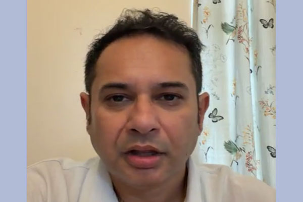 TMP Chief Pradyot Kishore Debbarma addressing the public via a digital session regarding TTAADC governance reforms.