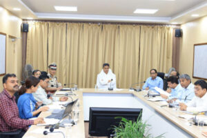 Tripura Chief Minister Dr Manik Saha is presiding over a high-level review meeting of disaster readiness with senior officials in Agartala.