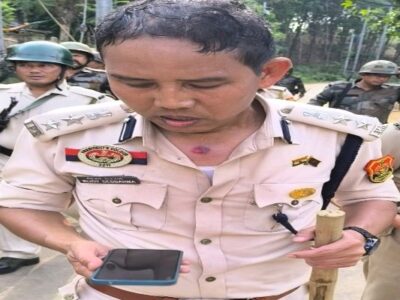 Violence in Sepahijala:  SP Bijoy Debbarma injured, elderly woman wounded ahead of Tripura ADC Voting 2026