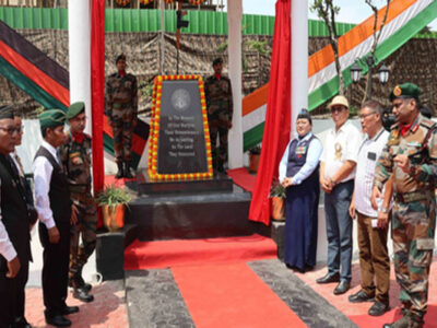 Renovated War Memorial Unveiled in Mizoram: A Tribute to 108 Bravehearts