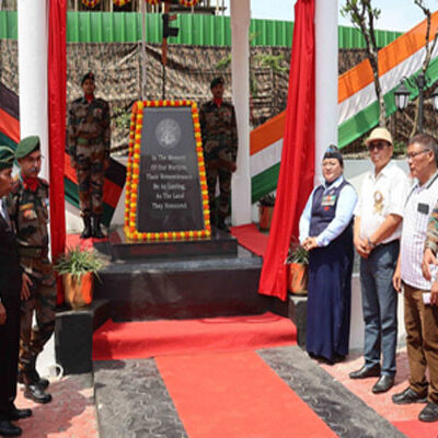 Renovated War Memorial Unveiled in Mizoram: A Tribute to 108 Bravehearts