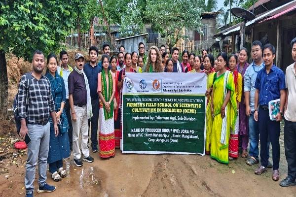 World Bank Team Applauds TRESP Success in Khowai’s Ash Gourd Farming