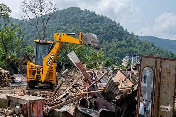 Assam Chief Minister Himanta Biswa Sarma overseeing eviction and land recovery operations in Assam