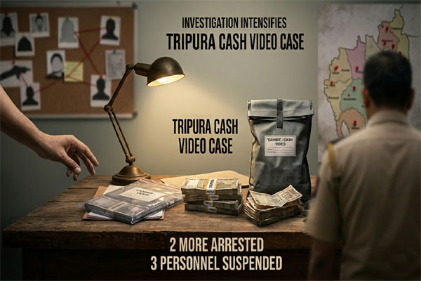 Update: Two more were arrested in Dhalai viral cash video case linked to Dhalai illegal investment racket (AI generated representative Photo)