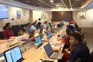 DFS Secretary M Nagaraju highlights welfare policies launched while attending a mega credit distribution program in Agartala.