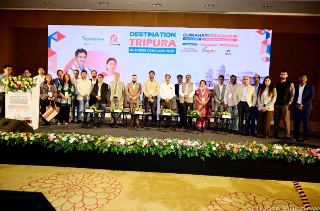 Destination Tripura Roadshow at Guwahati secured Investment Interest of worth Rs 1,322 crore.