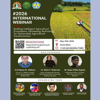 International Webinar Highlights AI and Innovation for Sustainable Agriculture