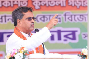 Tripura CM Dr Manik Saha alongwith other State leaders campaigned for a political shift in Bengal and form first-ever BJP Government 