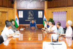 Manipur CM Y Khemchand Singh held a meeting with a delegation of the United Naga Council (UNC) today at the Secretariat in the presence of Deputy CM Losii Dikho, and other MLAs.
