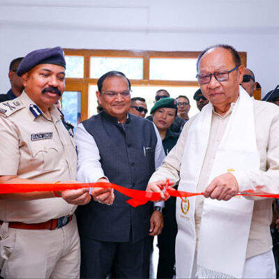 De-Stressing the Force: Manipur CM Opens Yoga & Aerobics Centres at Police HQ