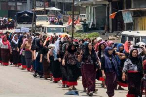 Naga Women's Union held a rally in Manipur demanding immediate release of six Naga men missing since May 13, 2026