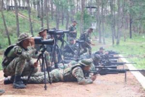 Soldiers from 13 nations participating in Exercise PRAGATI 2026 tactical drills at Umroi in Meghalaya