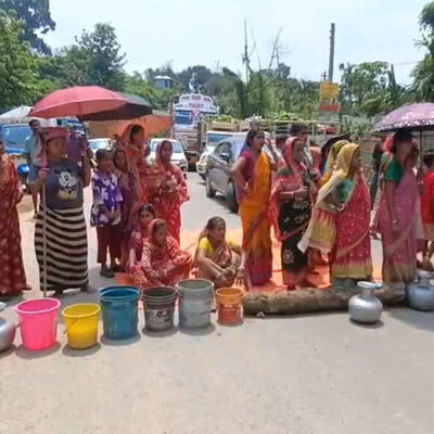 Teliamura Villagers Block Highway Over Water, Power Crisis