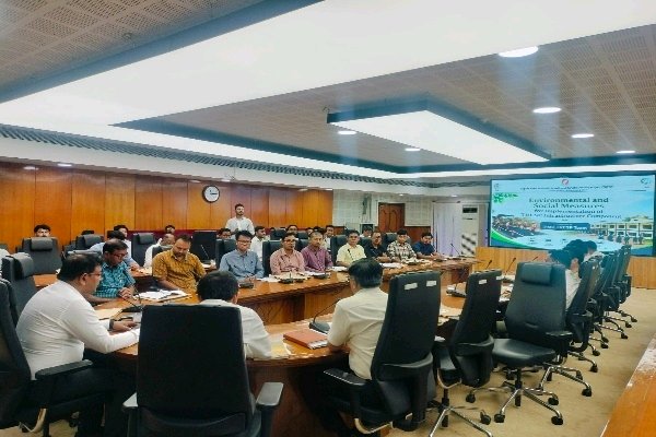 TRESP environmental safeguard workshop at Pragna Bhawan in Agartala discussing sustainable infrastructure development in Tripura