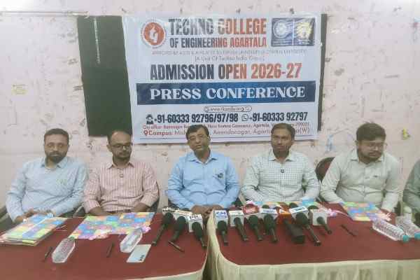 Principal Dr Dibakar Deb announcing Techno College Agartala Admission 2026-27 in Agartala