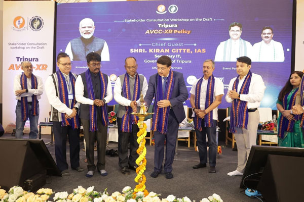 Tripura Government stakeholder consultation on draft AVGC-XR Policy in Agartala with officials and industry experts