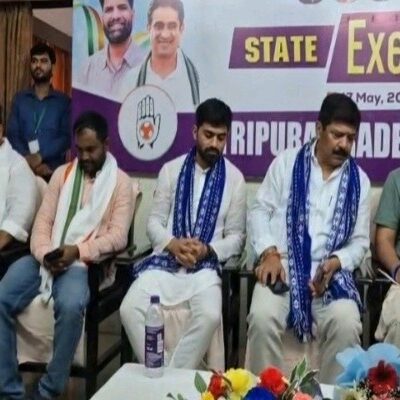 Tripura Congress Breaths Fire at BJP at Key Executive Meeting