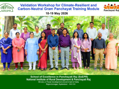 Nagaland University Professor Joins Climate Governance Workshop