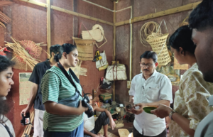 College of Architecture Trivandrum students studying bamboo manufacturing & other facility units under Tripura Bamboo Mission in Agartala