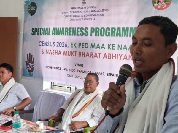 Tripura Awareness Drive Connects Census 2026, Drug Prevention and Green Mission
