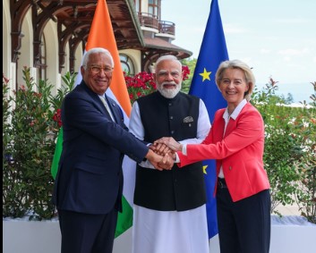 PM Modi at the Summit with G7 on safe AI, child digital safety and MANAV framework in Evian France