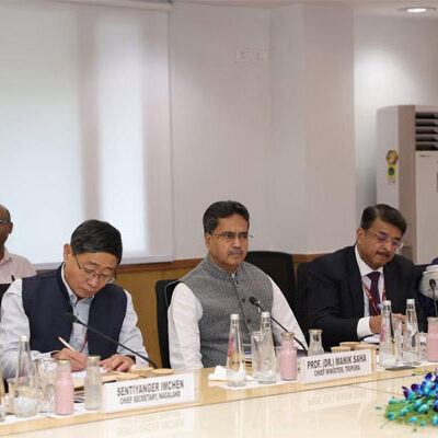 Tripura CM Unveils Lakshya 2047, Pushes for AI City and Better Connectivity at NITI Aayog Interaction