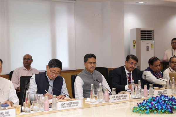 Tripura Chief Minister Dr Manik Saha presented Lakshya 2047 (Vision 2047) development roadmap at NITI Aayog meeting