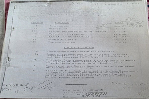 Dinesh Singh Committee Report on Mandai Massacre.
