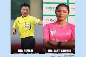 Manipur FIFA referees Ranjita Devi Tekcham & Elangbam Debala Devi 
