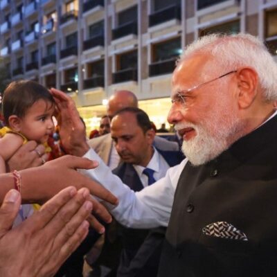 Rajasthani Folk Beats in Paris: Dhoad Gypsies Turn PM Modi Welcome Into Cultural Showcase