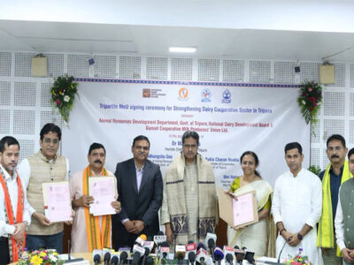 Tripura Dairy Cooperatives Get New Push as MoU Targets Livestock Rearer Empowerment