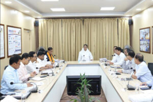 Tripura Chief Minister Dr Manik Saha reviewing the proposed Tripura Water Grid project and Agartala drinking water infrastructure plan